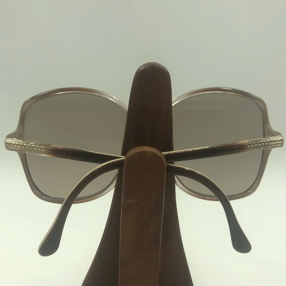 Vintage Avant Garde Brown Butterfly Sunglasses